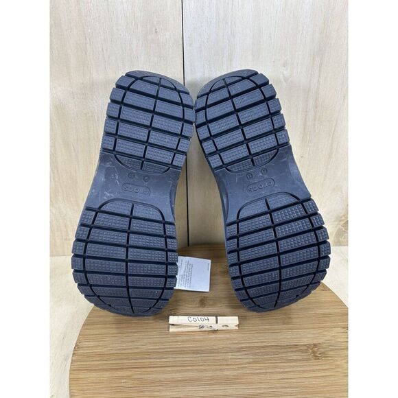 Crocs Mega Crush Matte Grey Blue Chunky Platform Sandals Unisex Womens 11 Mens 9 - Picture 7 of 7